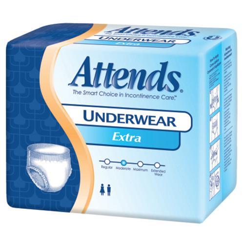 Attends Absorbent Underwear - Moderate Absorbency Attends Absorbent Underwear - Moderate Absorbency Pull-On Briefs Attends - Americare Medical Supply