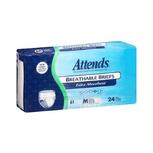 Attends Incontinent Briefs - Moderate Absorbency Attends Incontinent Briefs - Moderate Absorbency Fitted Tab Briefs Attends - Americare Medical Supply