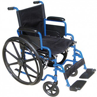 Drive Blue Streak Wheelchair With Flip Back Desk Arms Drive Blue Streak Wheelchair With Flip Back Desk Arms Wheelchairs Drive - Americare Medical Supply