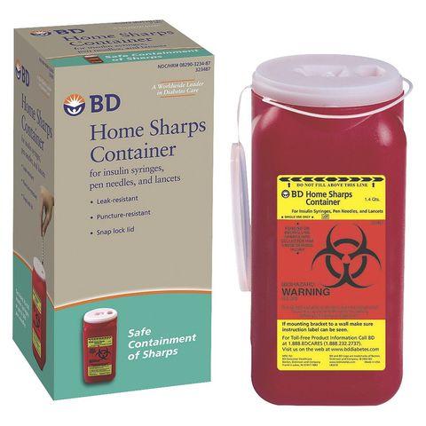 B & D Home Sharps Container B & D Home Sharps Container Sharps Containers B & D - Americare Medical Supply