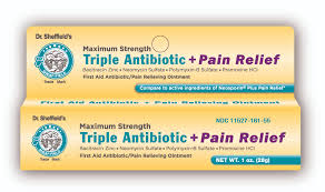 Dr. Sheffield's Dr. Sheffield's Triple Antibiotic + Pain Relif Dr. Sheffield's Dr. Sheffield's Triple Antibiotic + Pain Relif Antibiotics Dr. Sheffield's - Americare Medical Supply