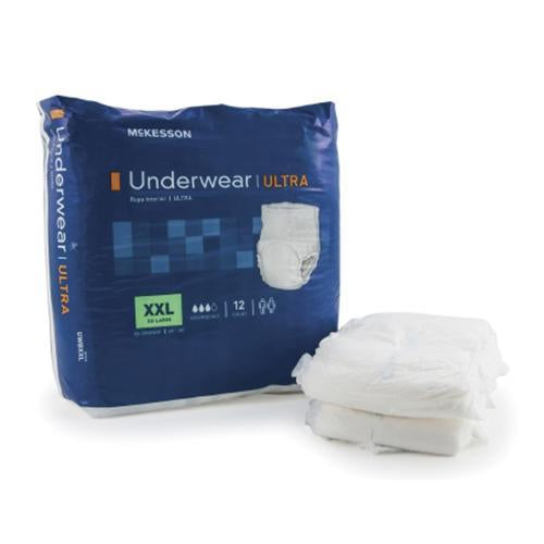 McKesson Ultra Absorbent Pull-On Underwear - Heavy Absorbency McKesson Ultra Absorbent Pull-On Underwear - Heavy Absorbency Pull-On Briefs McKesson - Americare Medical Supply