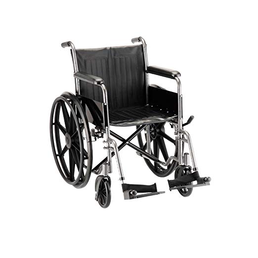 Nova Hammertone 18" Wheelchair W/ Fixed Arm & Swingaway Footrest Nova Hammertone 18" Wheelchair W/ Fixed Arm & Swingaway Footrest Wheelchairs Nova Medical - Americare Medical Supply
