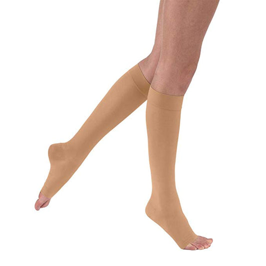 Jobst UltraSheer 15-20mmHg Natural Knee High Open Toe – Americare
