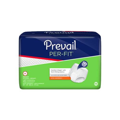 Prevail Per-Fit Protective Underwear Prevail Per-Fit Protective Underwear Adult Disposable Underwear Prevail - Americare Medical Supply